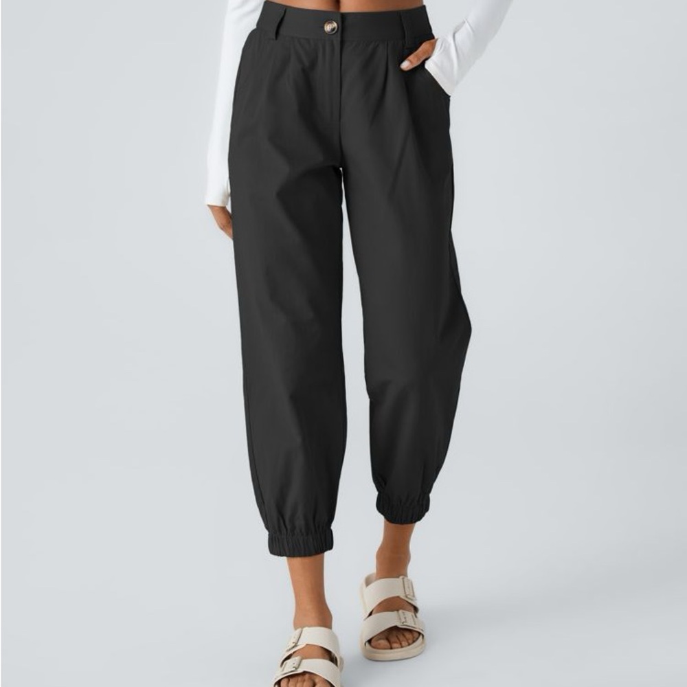 HALARA Black Jogger Track Pants